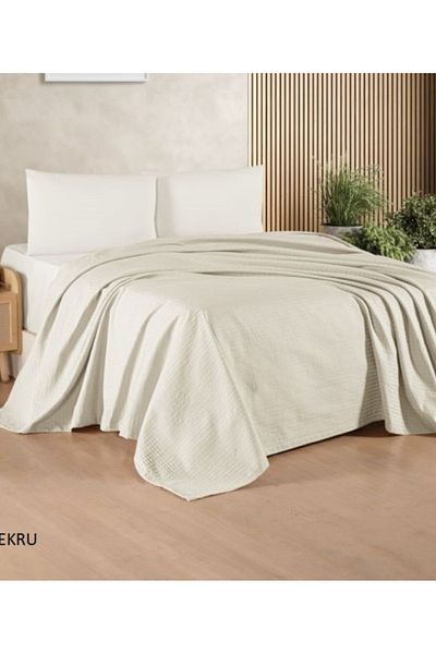 Kristal By Taç Crystal Cotton Double Pique Set Cotton Fitted Sheet (+30Cm Depth)