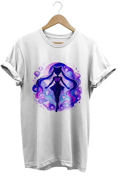 remonz Μπλουζάκι Unisex με στάμπα Sailor Moon |   100% βαμβάκι |   Επιλογή 9 χρωμάτων |   Μέγεθος S-3XL