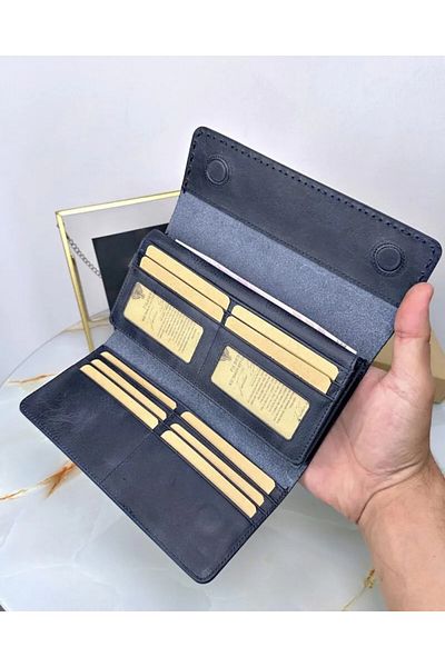 Fil Deri Wallet with Phone Compartment Lux Leather Sewing 2022