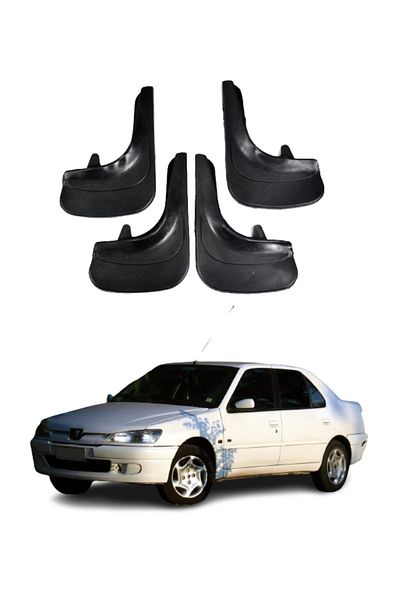 SONİKON LİNE Peugeot 306 Sd 4-Piece Dust Cover Mudguard Mudguard Compatible with All Cases Modified