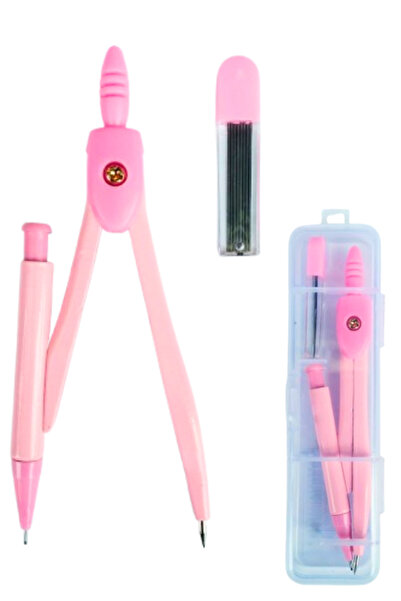 Glanart 0,7 uçlu metal pergel seti basmalı uç sistemi kutulu