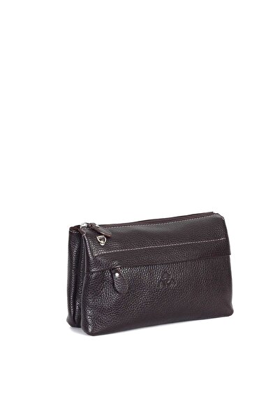 Aka Deri Brown Leather Hand and Shoulder Bag - 338 4