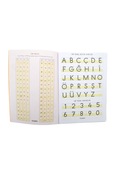 Gıpta Mica A5 40 Sheets Plastic Cover Stitched Upright Basic Beautiful Writing Notebook (Maarif Model)