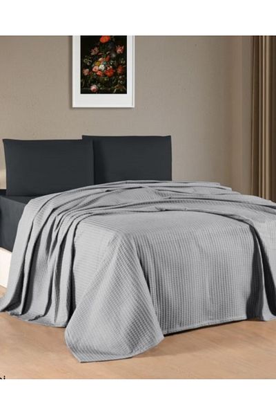 Kristal By Taç Crystal Cotton Double Pique Set Cotton Fitted Sheet (+30Cm Depth)