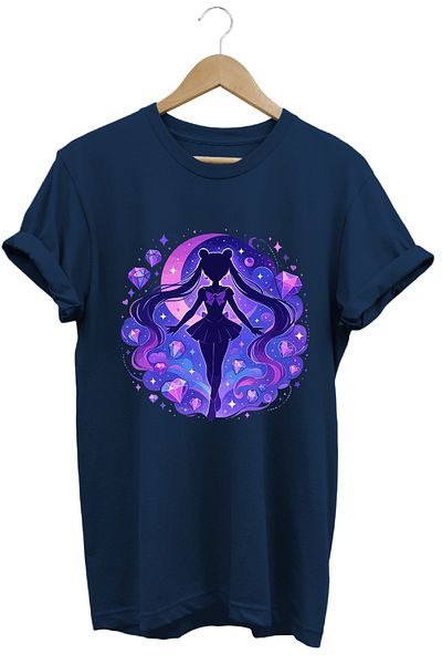 remonz Μπλουζάκι Unisex με στάμπα Sailor Moon |   100% βαμβάκι |   Επιλογή 9 χρωμάτων |   Μέγεθος S-3XL