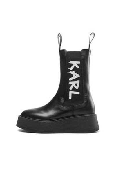 Karl Lagerfeld Ghete Chelsea de damă KL42460 Negru