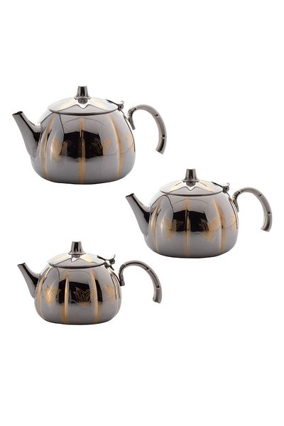 Dania Stainless steel tea kettle with side handle, 3 different sizes