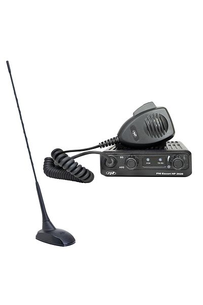 PNI Kit Statie radio CB PNI HP 2020 un singur canal 22 cu antena CB PNI Extra 48