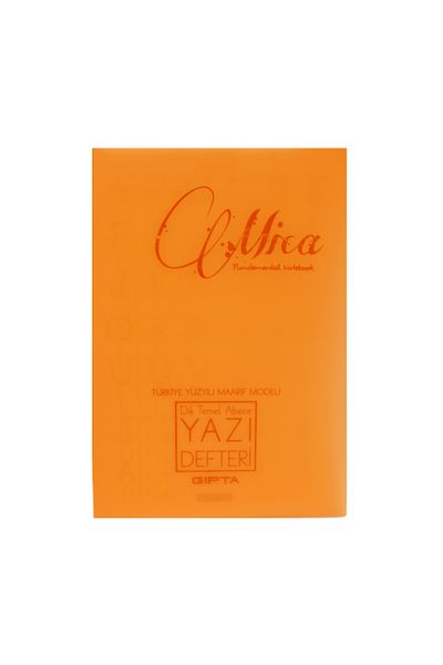 Gıpta Mica A5 40 Sheets Plastic Cover Stitched Upright Basic Beautiful Writing Notebook (Maarif Model)