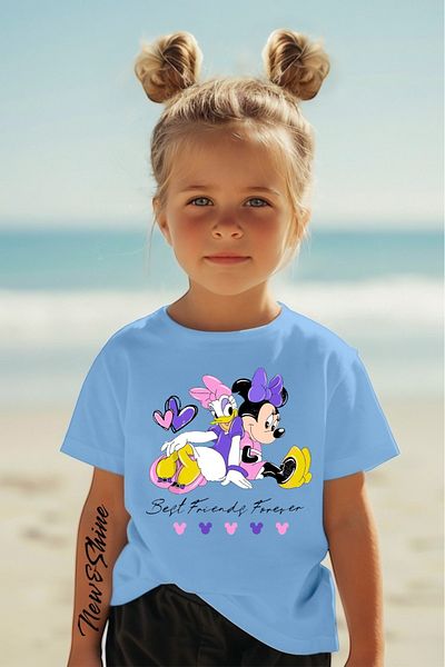 New Shine 1 tricou este un cadou pentru achiziții de 6 și peste în coș - Tricou pentru copii supradimensionat imprimat