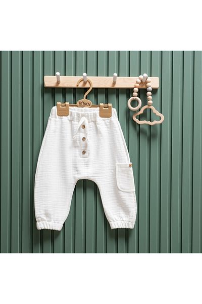 Tiffany Baby Muslin Theme Shalwar Buttoned Bottom 26006
