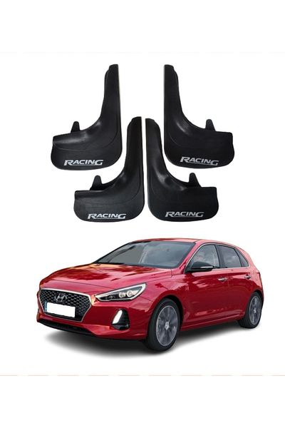 SONİKON LİNE Hyundai I30 Compatible Racing Written 4-Piece Dust Cover Mudguard Mudguard Modified