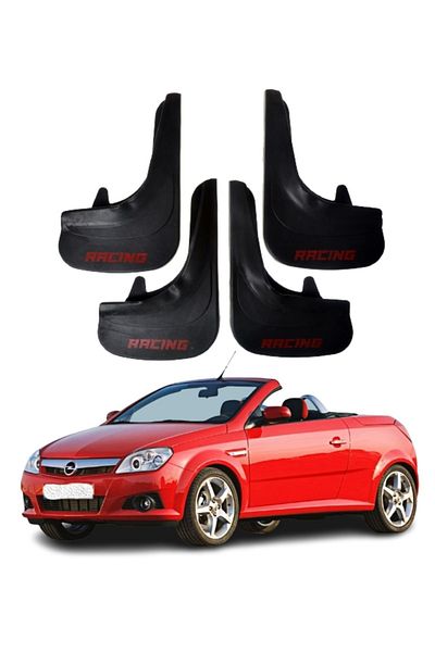 SONİKON LİNE Opel Tigra Compatible Racing Written 4-Piece Dust Cover Mudguard Mudguard Modified