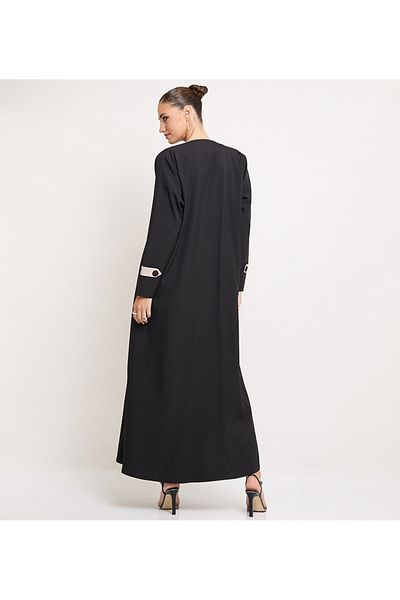 Rosette Abaya Black-R-202473