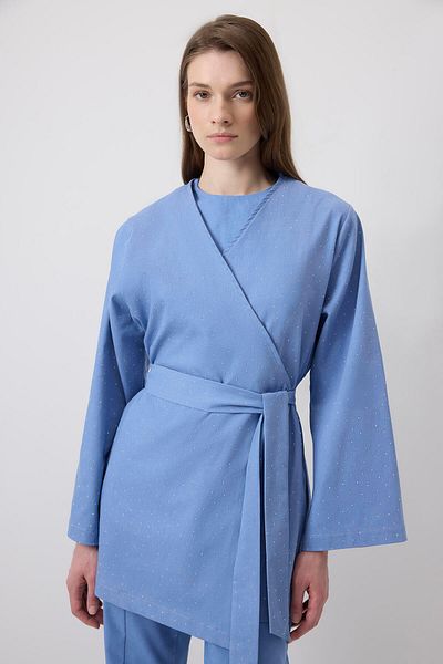 Touché Privé JACHETĂ DENIM CU PIETRE PANTALONI