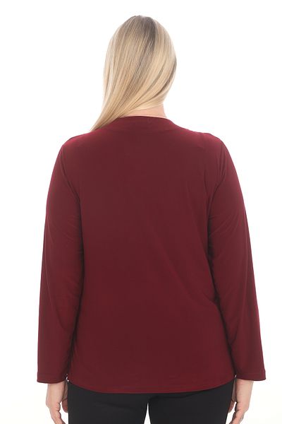 TRENDSE Set de 2 bluze cu detaliu de piatră elegant pentru mama