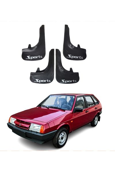 SONİKON LİNE Lada Samara Sports Written 4-Piece Leggings Mudguard Mudguard Compatible with All Cases Modified