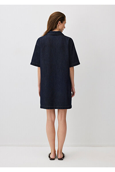 Mavi Madelyn Edition Tencel Tm Lyocell Karışımlı Koyu Jean Elbise 1310688-90950