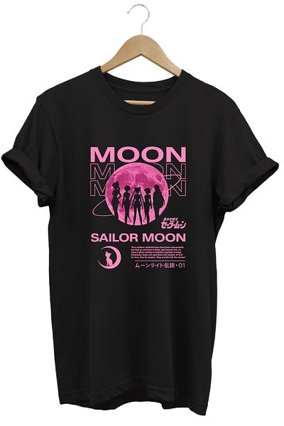 remonz Anime Sailor Moon Usagi Γυναικείο μπλουζάκι με στάμπα 100% βαμβάκι με κανονική εφαρμογή