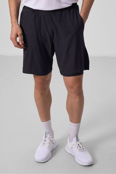 TOMMY LIFE Anthracite Thin Soft Standard Fit Men's Tights Shorts - 81287