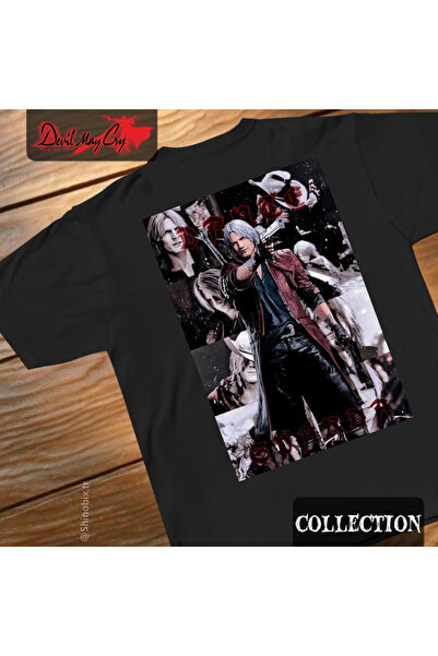SHINOBIX Tricou supradimensionat cu imprimeu Devil May Cry Dante Son Of Sparda