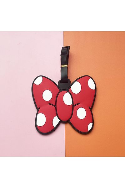 Choice 3 Kawaii Disney Minnie Mickey Mouse Luggage Label Cartoon Luggage Tag Suitcase ID Address Holder Ba.