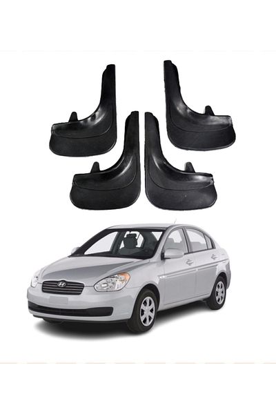 SONİKON LİNE Hyundai Accent Era Compatible 4-Piece Dust Cover Mudguard Mudguard Modified