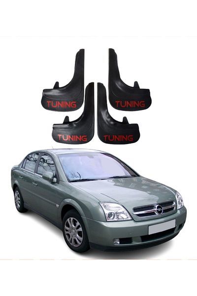 SONİKON LİNE Opel Vectra C 2002-2018 Compatible Tuning Written 4-Piece Dust Cover Mudguard Mudguard Modified