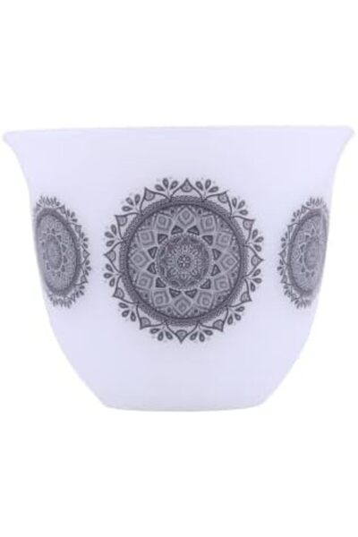 ALSAIF Sward Gallery Coffee Cup Set, Gray, Size S, Porcelain