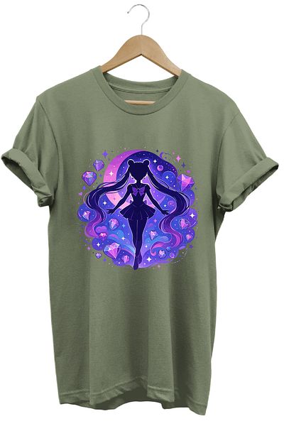remonz Μπλουζάκι Unisex με στάμπα Sailor Moon |   100% βαμβάκι |   Επιλογή 9 χρωμάτων |   Μέγεθος S-3XL