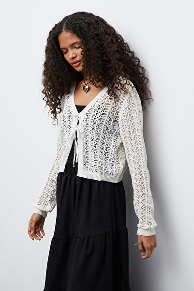 urban focus Tie Front Knitwear Cardigan