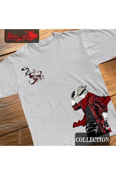 SHINOBIX Tricou supradimensionat cu imprimeu Devil May Cry Dante Dance
