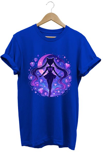 remonz Tricou unisex cu imprimeu Sailor Moon |   100% bumbac |   Opțiune de 9 culori |   Mărimea S-3XL