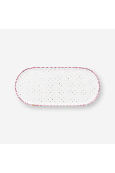 Pip Studio Jolie Beyaz Porselen Servis Tabağı 25 Cm