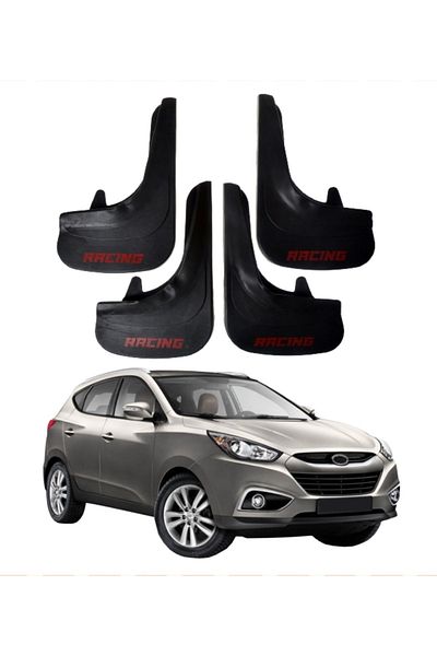SONİKON LİNE Hyundai Ix 35 Racing Written 4-Piece Leggings Mudguard Mudguard Compatible with All Cases Modified
