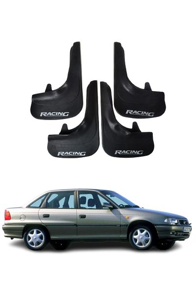 SONİKON LİNE Opel Astra F Sd 1991-2007 Compatible Racing Written 4-Piece Dust Cover Mudguard Mudguard Modified