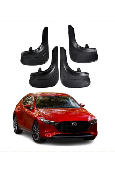SONİKON LİNE Mazda 3 Compatible 4-Piece Dust Cover Mudguard Mudguard Modified