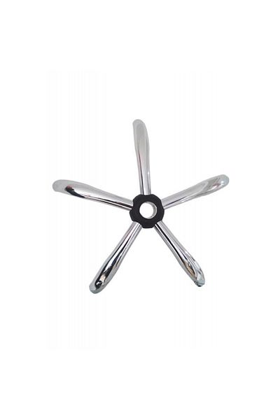 Depox Bază metalică pentru scaun executiv, 56 cm, argintie