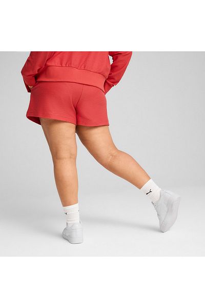 Puma Premium Ess A-Line Women Red Shorts