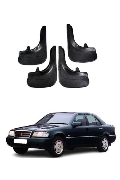 SONİKON LİNE Mercedes C Compatible 4-Piece Dust Cover Mudguard Mudflap Modified
