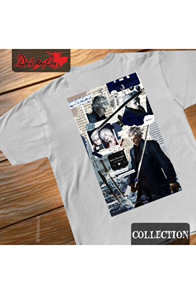 SHINOBIX Devil May Cry Vergil Bury the Light Printed Oversize T-Shirt