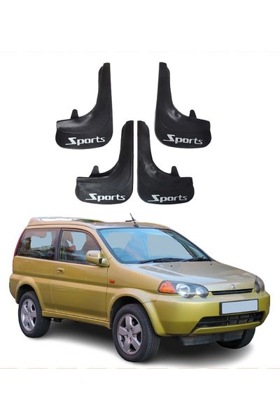 SONİKON LİNE Honda Hrv 1998-2006 Compatible Sports Written 4-Piece Dust Cover Mudguard Mudguard Modified