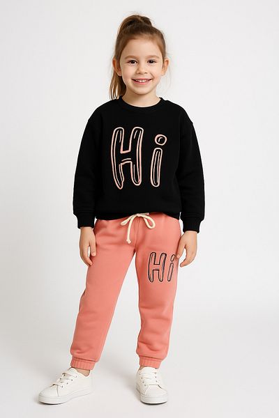 Soft kids Hi Printed Seasonal Top and Bottom Set