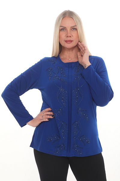 TRENDSE Mother Stylish Blouse - Double Look Stoned Bead DeTailed EveninG Dress
