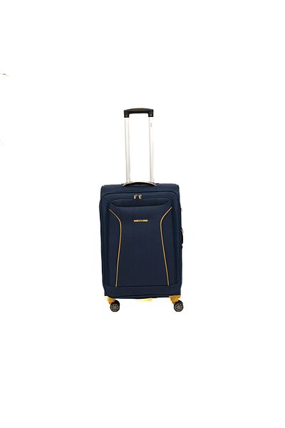 Lamonza Cărucior de croazieră, 68x41x26 cm, 3 kg, extensibil 30%, bleumarin/galben