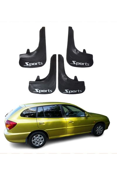 SONİKON LİNE Kia Rio Stw 2003-2005 Compatible Sports Written 4-Piece Dust Cover Mudguard Mudguard Modified
