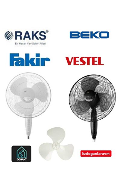 dogant özdoğanlar avm Raks Vestel Beko Vantilatör Pervanesi 3 Kanat Kristal