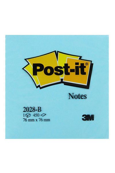 Post-it 3m 2028B Adhesive Note Paper 76 X 76 mm 450 Sheets - Blue Tones