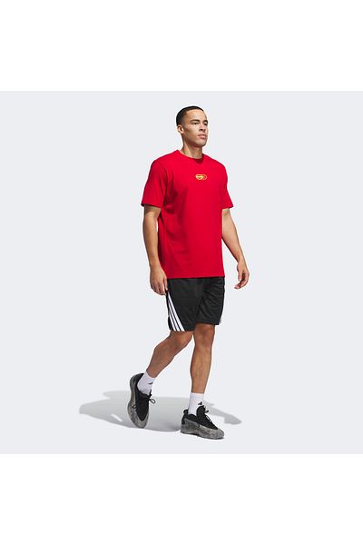 adidas Tricou roșu de baschet pentru bărbați Sum Novelty T 1