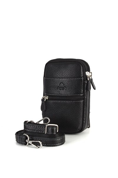 Aka Deri Deri Siyah El Ve Omuz Çantası 345 2